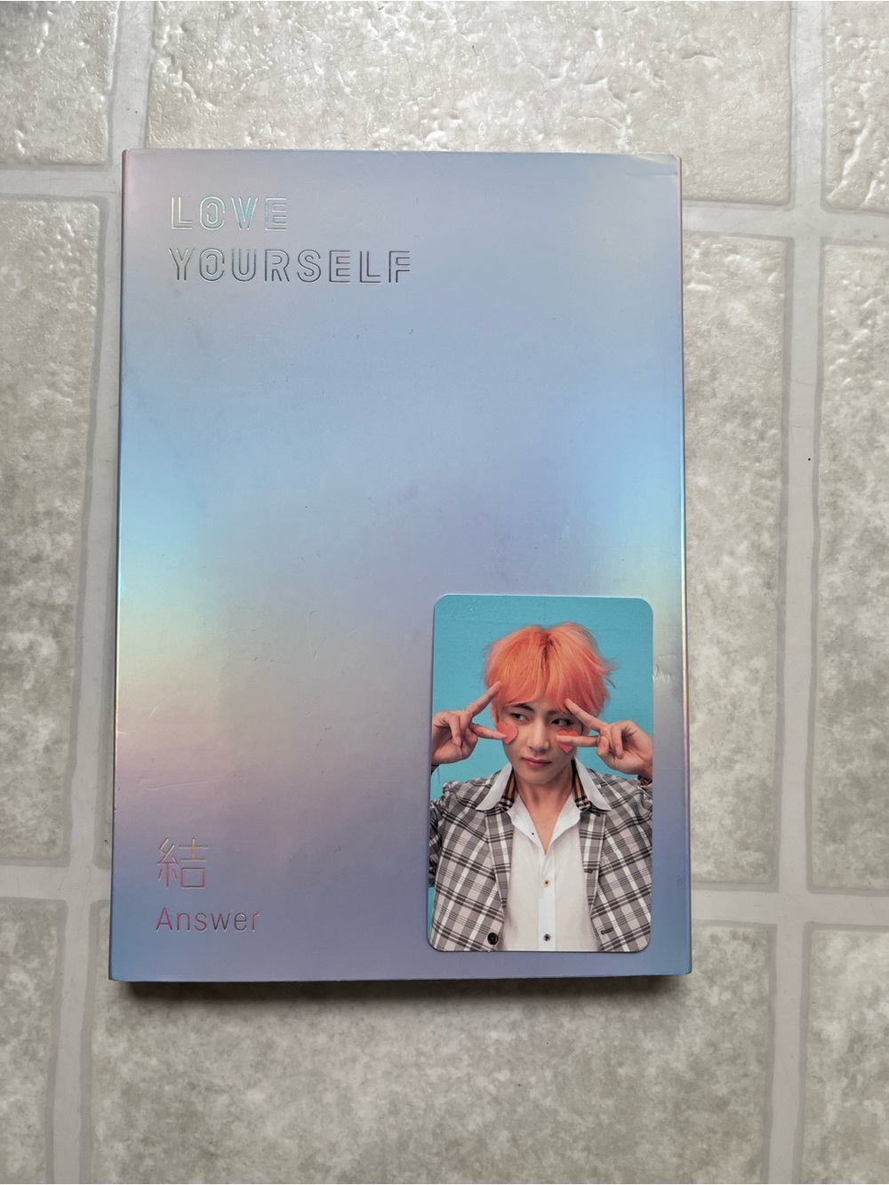 BTS Love Yourself Answer ( F Version) V Photocard